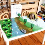 Playscape Felt - Bear Hunt Mat incl Bear